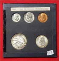1946 S Year Set -- 5 Coins Total