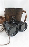 Vintage Champoox Binoculars w/Leather Case