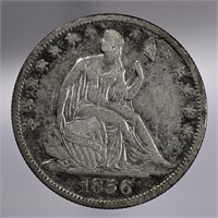 1856-O Seated Liberty Half Dollar 50c