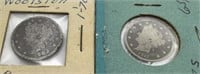 2 Liberty Head nickels- 1902 & 1911