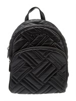 Michael Kors Black Leather Adjustable Backpack