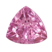 Genuine 4mm Trillion Pink Sapphire (a Grade)
