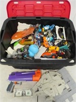 Tub Loaded w/ Assorted Toys - Cars Vehicles,