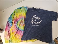 Enjoy Weed, CA and Tie Dye Shirts