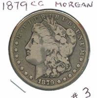 1879-CC Morgan Silver Dollar