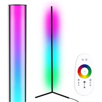 TACAHE Corner Floor Lamp - RGB Color Changing Mood