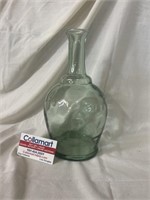 Green Glass Dimpled Jug