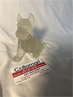 Glass Scottie Dog Figurine