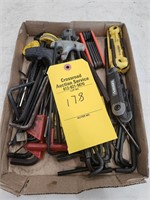 ASSORTED FLAT OF ALLEN WRENCHES