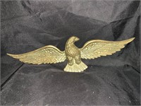 17 “ VINTAGE BRASS EAGLE WALL PLAQUE