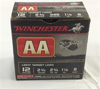 Winchester 12 gauge 2 3/4 8 shot shotgun shells