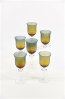 Multi- Color Wine Stemware Glasses