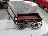 Antique Buckboard Wooden Goat Wagon