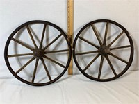 Antique Child Wagon Wheels