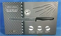 Brand New Swiss Line 5Pc Non-Stck Knife set