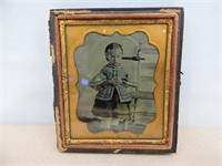 1800s Daguerrotype Photo of Young Child