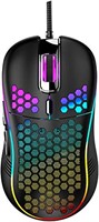 Honeycomb Gaming Mouse  7200 DPI  RGB - Black