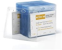 KEYLION 100 Pack Vaccination Card Protector 4x3