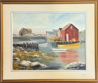 LOVELY SIGNED DOBSON PAITING - PROSPECT BAY NS