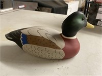 Hand carved duck decoy