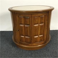 Marble Top Drum Table