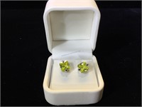 Sterling & Peridot earrings