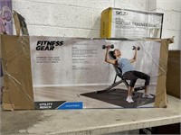 Fitness gear utility bench must be assembled
