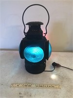 Antique Railroad Lantern - Converted to Electric