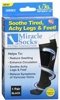 AsSeenOnTV Miracle Socks Soothing Leg/Foot Relief