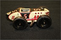 Marx No 5 1930's tin wind up race car with boat