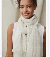 THE WHITE COMPANY Stab-Stitch Long Scarf- OS