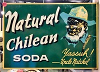 Natural Chilean Soda Metal Sign
