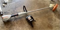 Stihl string trimmer and charger