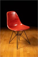 Vintage Herman-Miller Eames Chair in Red 5