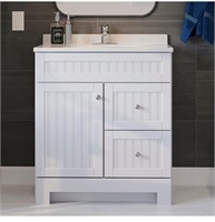 Style Selections bathroom vanity sink with cabinet