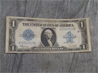 1923 Lg SIZE $1 Silver Certificate Horse Blanket