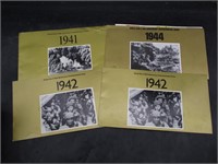 4 Sets of WW2 Comm. Stamps