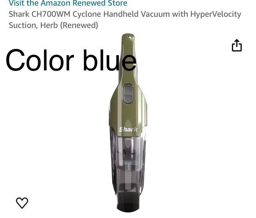 Shark CH700WM Cyclone Handheld Vacuum
