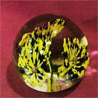 Glass Paperweight (Vintage)