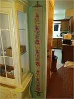 Needlepoint floral wall hanger 5ft
