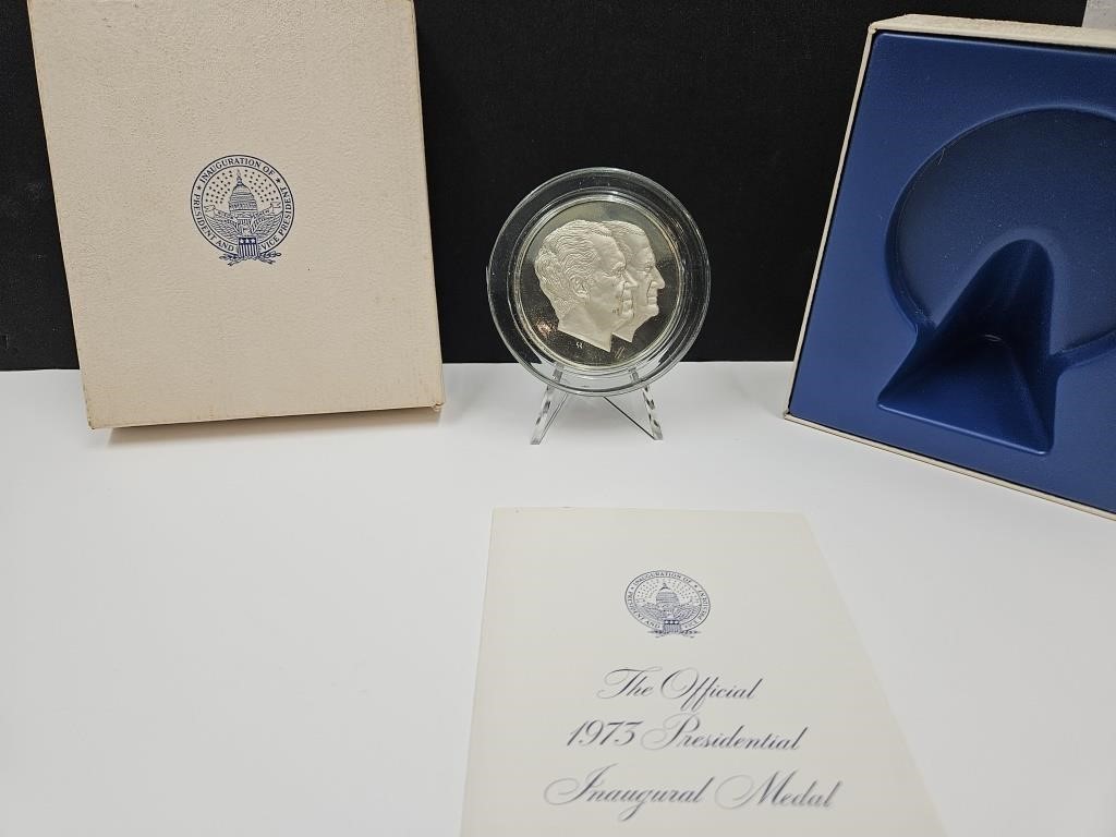 1973 Sterling Silver Presidential Inaugural Medal