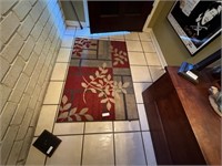 AREA RUG- APX. 3'X5' AND CANE