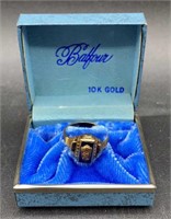 1963 Genuine 10K Gold Balfour Ring, Size 7, 2.70