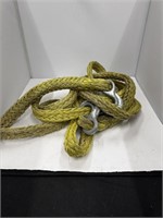 yellow tow rope