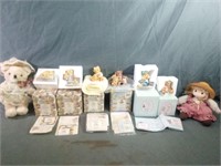 Collectables Include 6 Like New Cherished Teddies