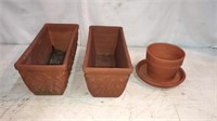 Assorted Clay Planter Pots T5G
