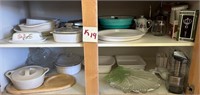 Z - LOT OF BAKING DISHES, PLATTERS, MORE (K14)