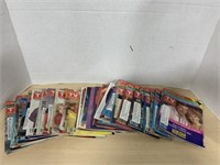 TV Guide lot of over 50; covers with glossy