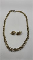 Matching Necklace and Earring Set