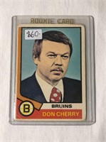 1974-75 Don Cherry Rookie OPC Hockey Card